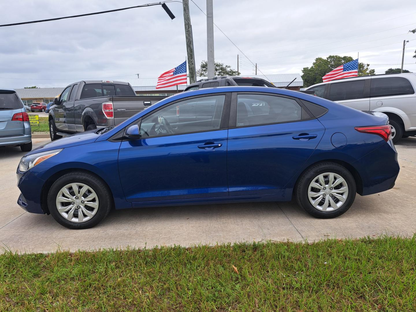 2020 Blue /GRAY Hyundai Accent SEL (3KPC24A61LE) , AUTOMATIC transmission, located at 1181 Aurora Rd, Melbourne, FL, 32935, (321) 241-1100, 28.132914, -80.639175 - Photo#0